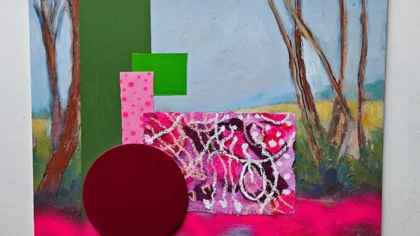 AM Savage Dearg e An Ros I Mixed Media on Board 2026